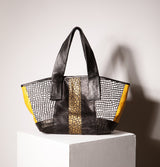 Alexa Mix Leather Medium Tote Bag